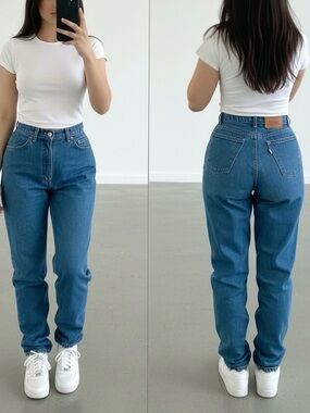 Rare Vintage Levi’s 217 White Tab High Rise Mom Jeans | Made in Canada
